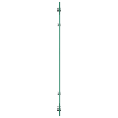 Kitchen Backsplash 2 pcs Transparent 110 x 40 cm Tempered Glass