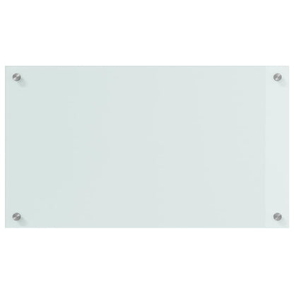 Kitchen Backsplash 2 pcs White 70 x 40 cm Tempered Glass
