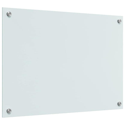 Kitchen Backsplash 2 pcs White 70 x 50 cm Tempered Glass