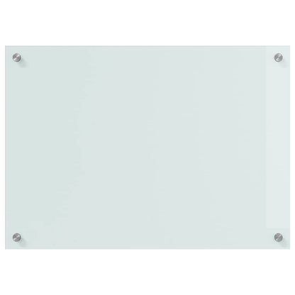 Kitchen Backsplash 2 pcs White 70 x 50 cm Tempered Glass