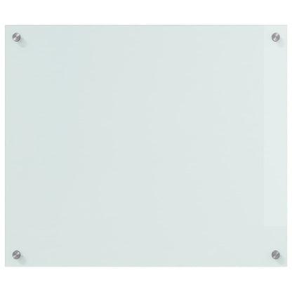 Kitchen Backsplash 2 pcs White 70 x 60 cm Tempered Glass