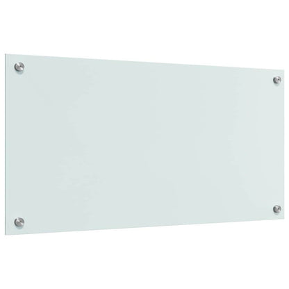 Kitchen Backsplash 2 pcs White 80 x 40 cm Tempered Glass
