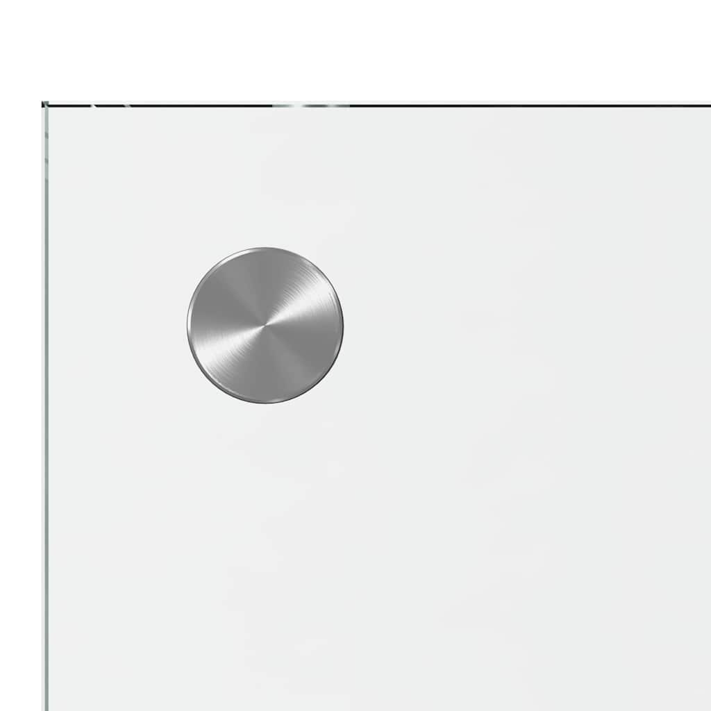 Kitchen Backsplash 2 pcs Transparent 70 x 40 cm Tempered Glass