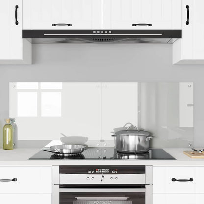 Kitchen Backsplash 2 pcs Transparent 70 x 50 cm Tempered Glass