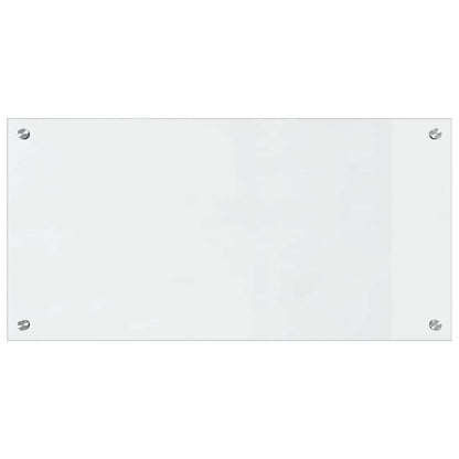Kitchen Backsplash 2 pcs Transparent 80 x 40 cm Tempered Glass