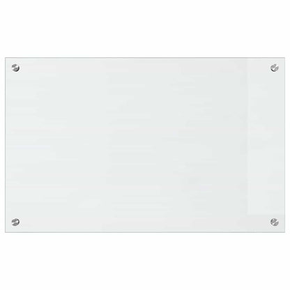 Kitchen Backsplash 2 pcs Transparent 80 x 50 cm Tempered Glass