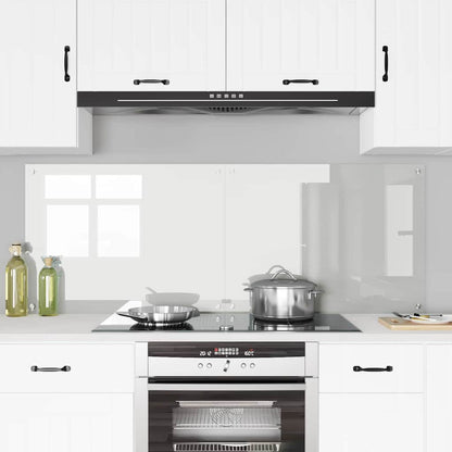 Kitchen Backsplash 2 pcs Transparent 80 x 60 cm Tempered Glass