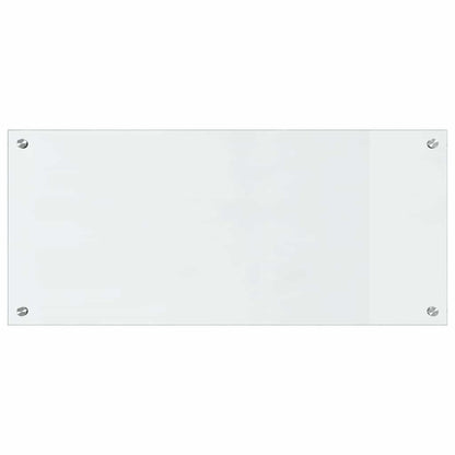 Kitchen Backsplash 2 pcs Transparent 90 x 40 cm Tempered Glass