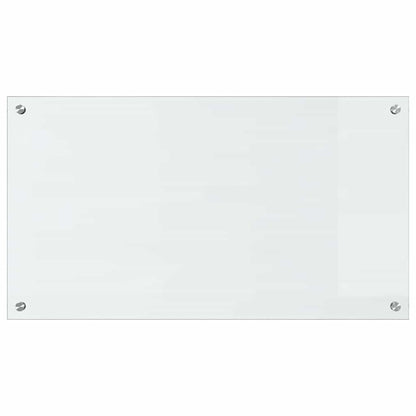 Kitchen Backsplash 2 pcs Transparent 90 x 50 cm Tempered Glass
