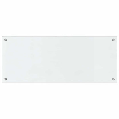 Kitchen Backsplash 2 pcs Transparent 100 x 40 cm Tempered Glass