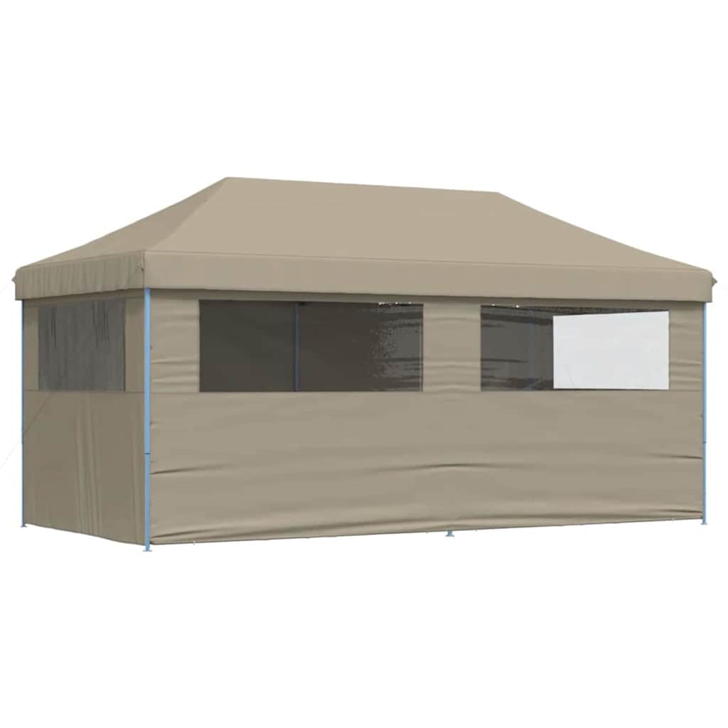 Party Tent Pop-up Taupe 580 x 292 x 315 cm Oxford Fabric