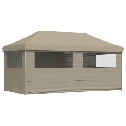 Party Tent Pop-up Taupe 580 x 292 x 315 cm Oxford Fabric