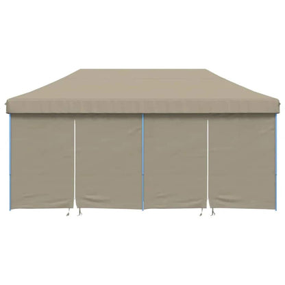Party Tent Pop-up Taupe 580 x 292 x 315 cm Oxford Fabric