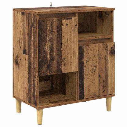 Sideboards 2 pcs Old Wood 60 x 35 x 70 cm Engineered Wood
