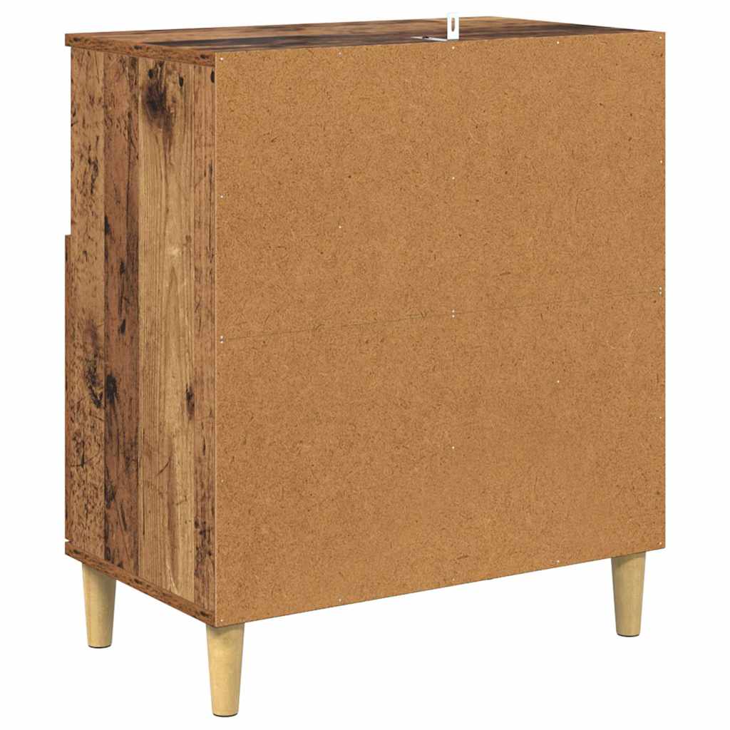 Sideboards 2 pcs Old Wood 60 x 35 x 70 cm Engineered Wood