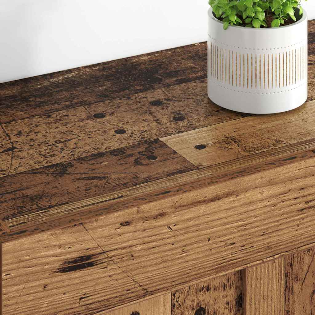 Wall-mounted Cabinet 2 pcs Old Wood 69.5 x 34 x 90 cm