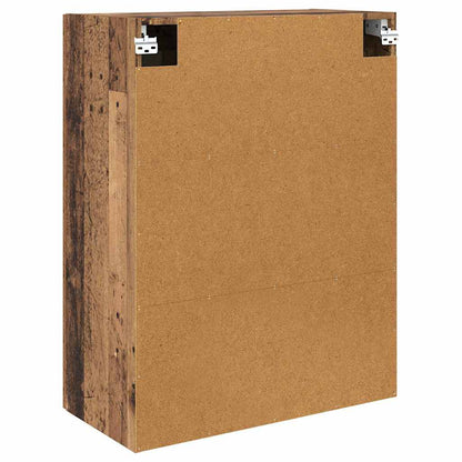 Wall-mounted Cabinet 2 pcs Old Wood 69.5 x 34 x 90 cm