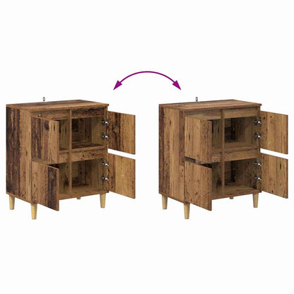Sideboards 3 pcs Old Wood 60 x 35 x 70 cm Engineered Wood