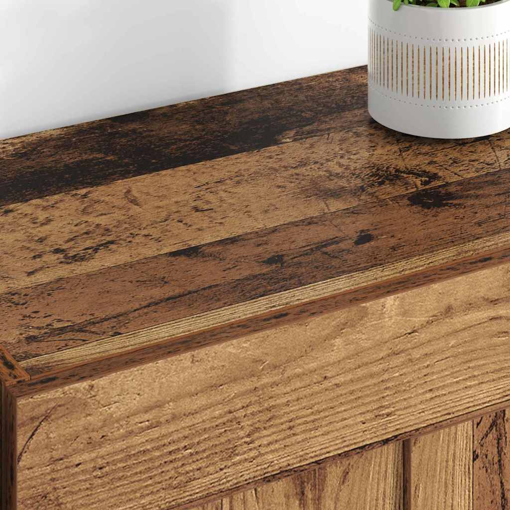 Wall-mounted Cabinet 2 pcs Old Wood 69.5 x 34 x 90 cm