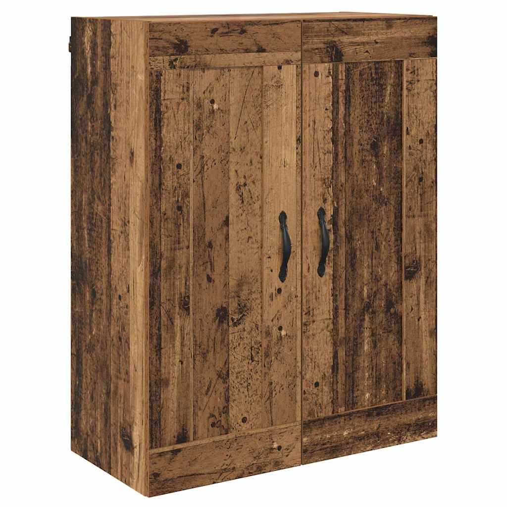 Wall-mounted Cabinet 2 pcs Old Wood 69.5 x 34 x 90 cm