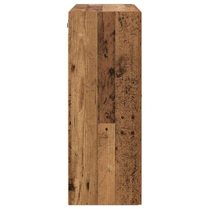Wall-mounted Cabinet 2 pcs Old Wood 69.5 x 34 x 90 cm