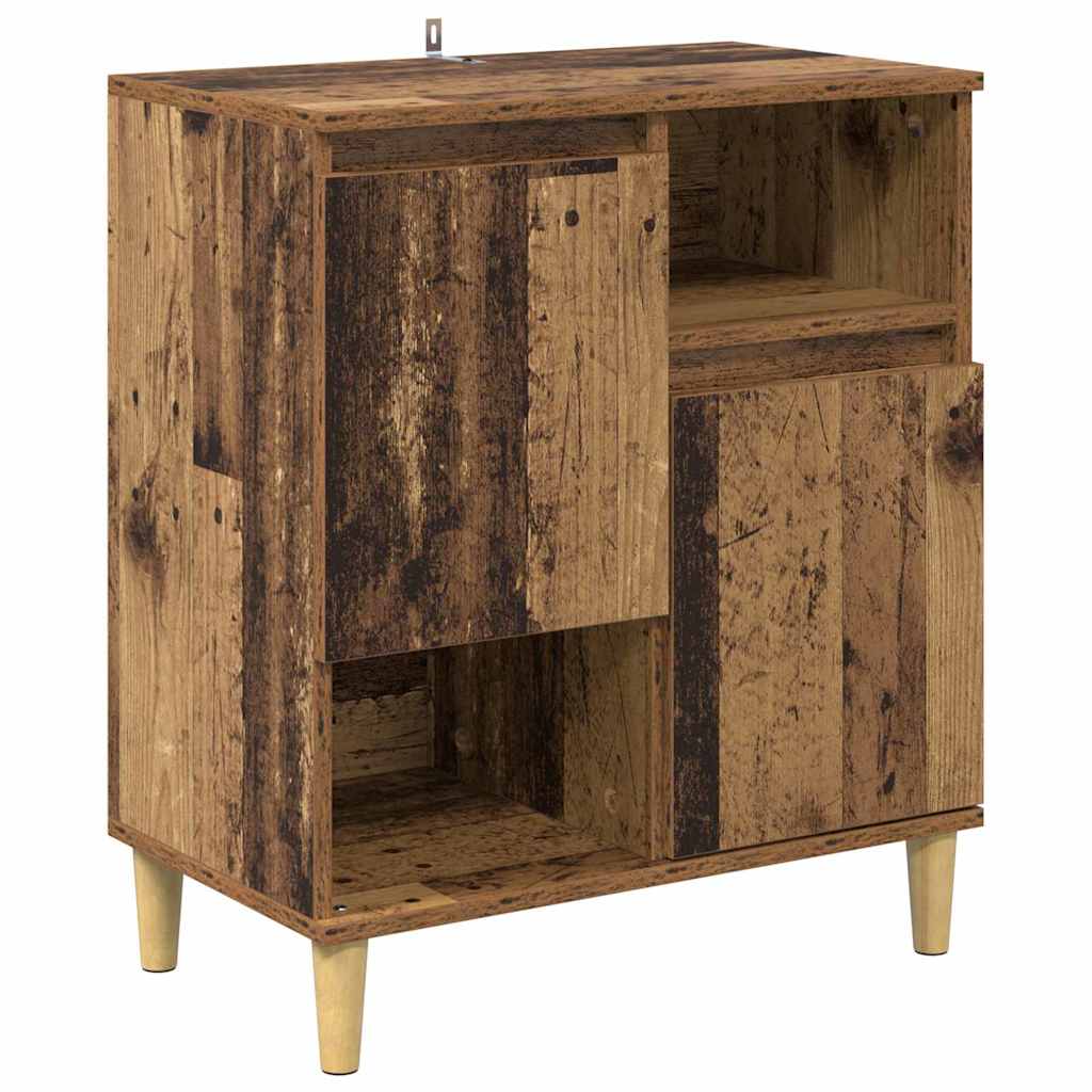 Sideboards 3 pcs Old Wood 60 x 35 x 70 cm Engineered Wood