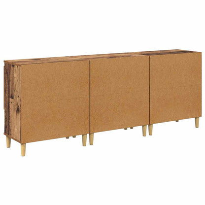 Sideboards 3 pcs Old Wood 60 x 35 x 70 cm Engineered Wood