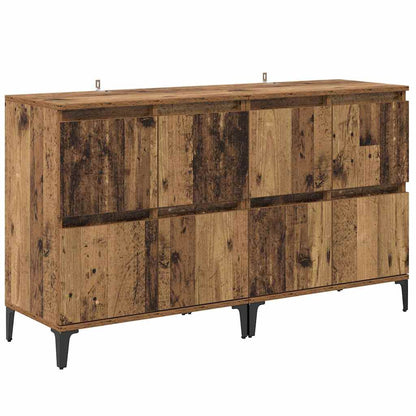 Sideboards 2 pcs Old Wood 60 x 35 x 70 cm Engineered Wood