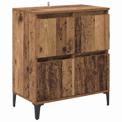 Sideboards 2 pcs Old Wood 60 x 35 x 70 cm Engineered Wood