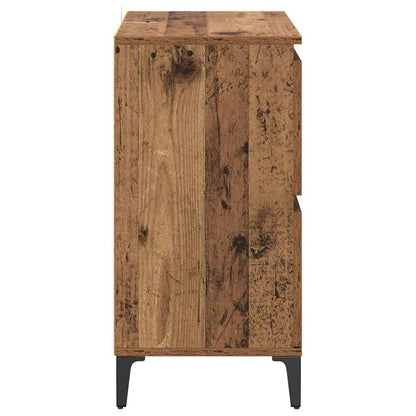 Sideboards 2 pcs Old Wood 60 x 35 x 70 cm Engineered Wood