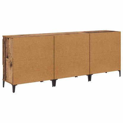 Sideboards 3 pcs Old Wood 60 x 35 x 70 cm Engineered Wood