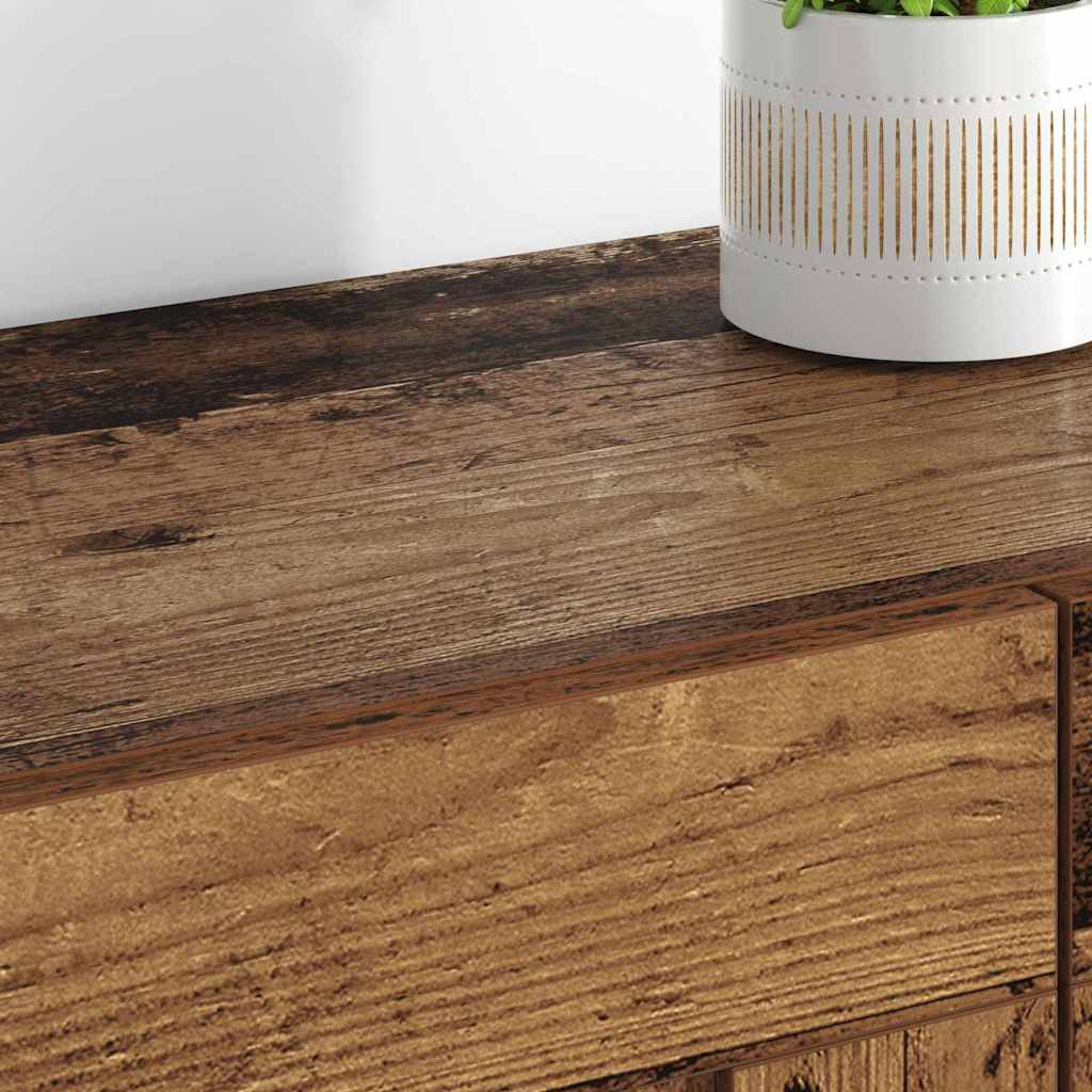 Wall-mounted Cabinet 2 pcs Old Wood 69.5 x 34 x 90 cm