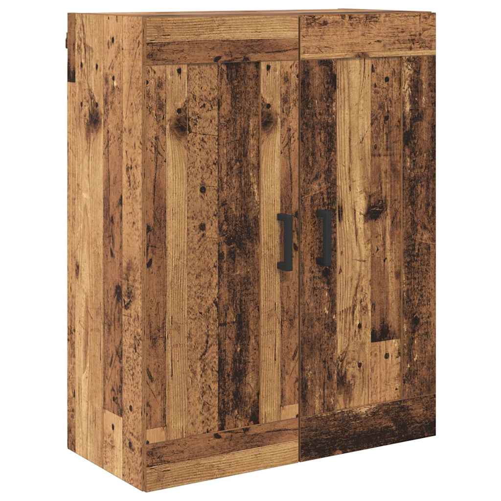 Wall-mounted Cabinet 2 pcs Old Wood 69.5 x 34 x 90 cm