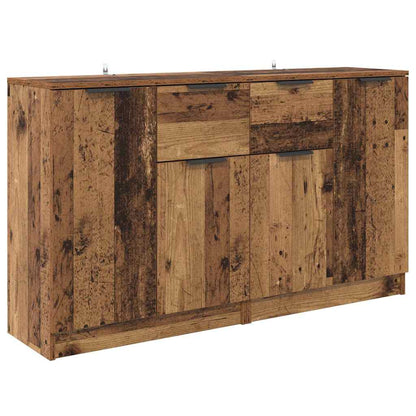 Sideboards 2 pcs Old Wood 60 x 30 x 70 cm Engineered Wood
