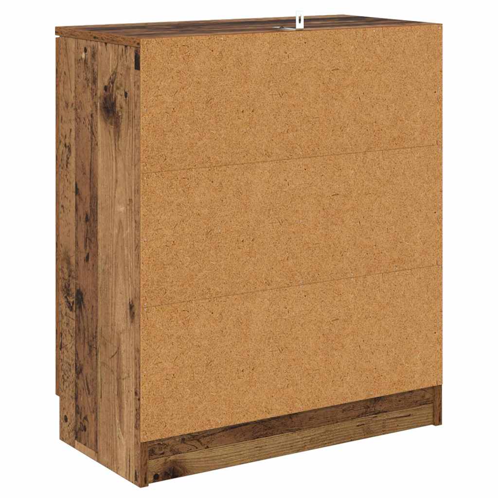 Sideboards 2 pcs Old Wood 60 x 30 x 70 cm Engineered Wood