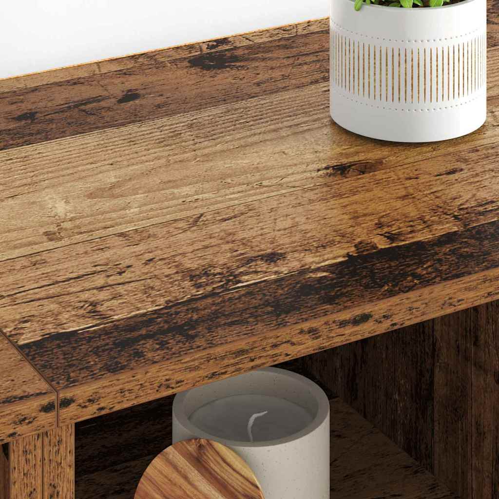 Sideboards 2 pcs Old Wood 60 x 35 x 70 cm Engineered Wood