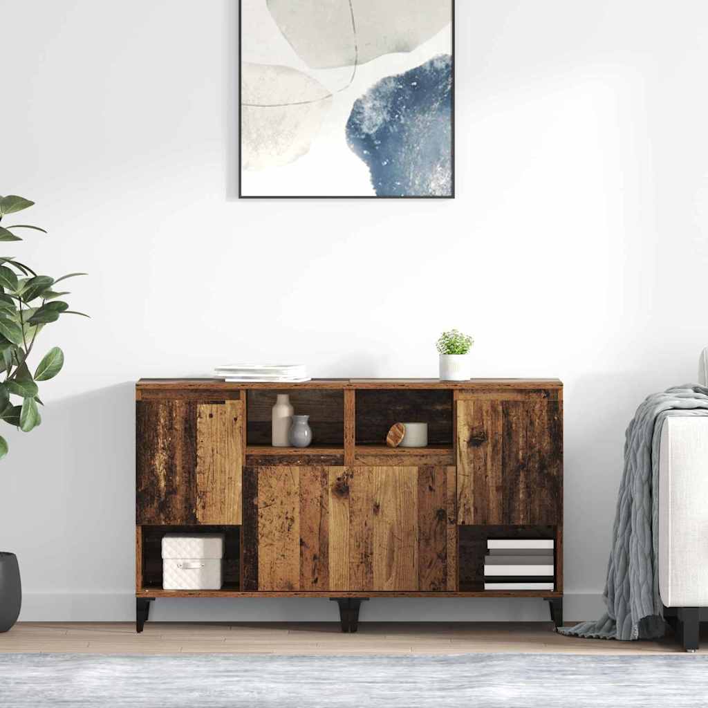 Sideboards 2 pcs Old Wood 60 x 35 x 70 cm Engineered Wood