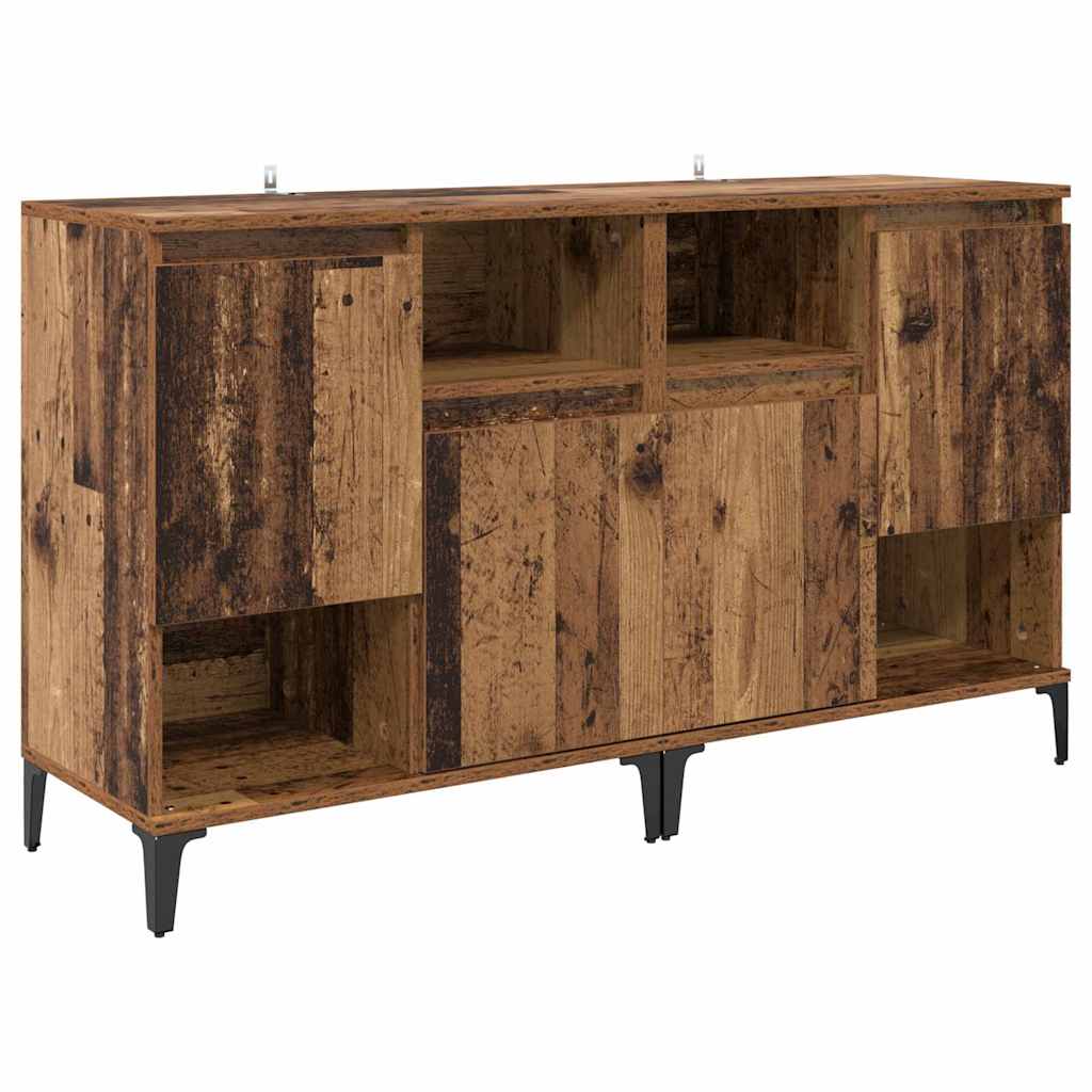 Sideboards 2 pcs Old Wood 60 x 35 x 70 cm Engineered Wood