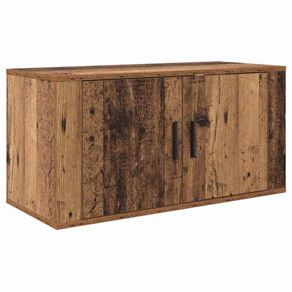 Wall-mounted TV Cabinet Set 2 pcs Old Wood 80 x 34.5 x 40 cm