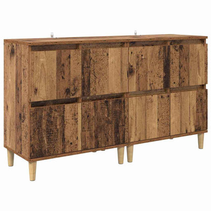 Sideboards 2 pcs Old Wood 60 x 35 x 70 cm Engineered Wood