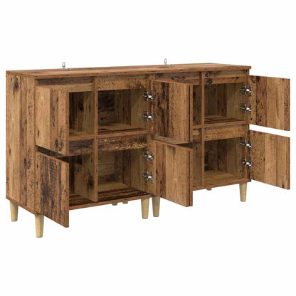 Sideboards 2 pcs Old Wood 60 x 35 x 70 cm Engineered Wood