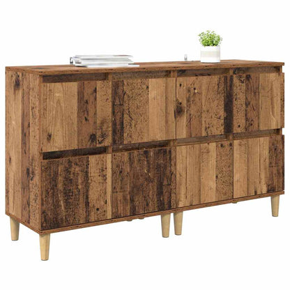 Sideboards 2 pcs Old Wood 60 x 35 x 70 cm Engineered Wood