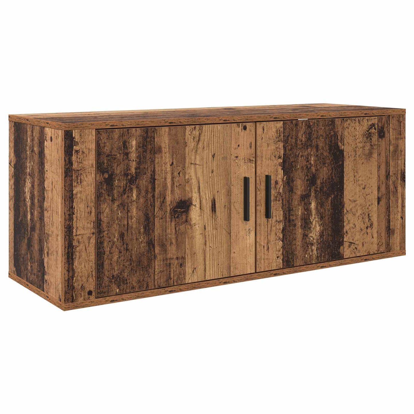 Wall-mounted TV Cabinet Set 2 pcs Old Wood 100 x 34.5 x 40 cm