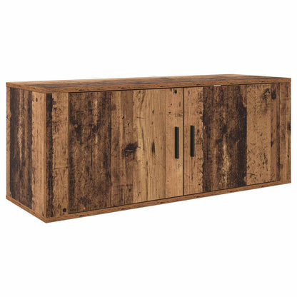 Wall-mounted TV Cabinet Set 2 pcs Old Wood 100 x 34.5 x 40 cm