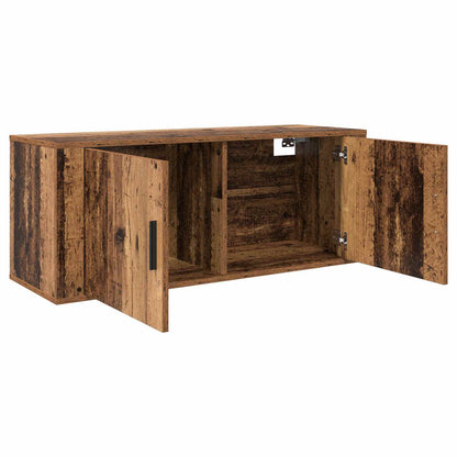 Wall-mounted TV Cabinet Set 2 pcs Old Wood 100 x 34.5 x 40 cm