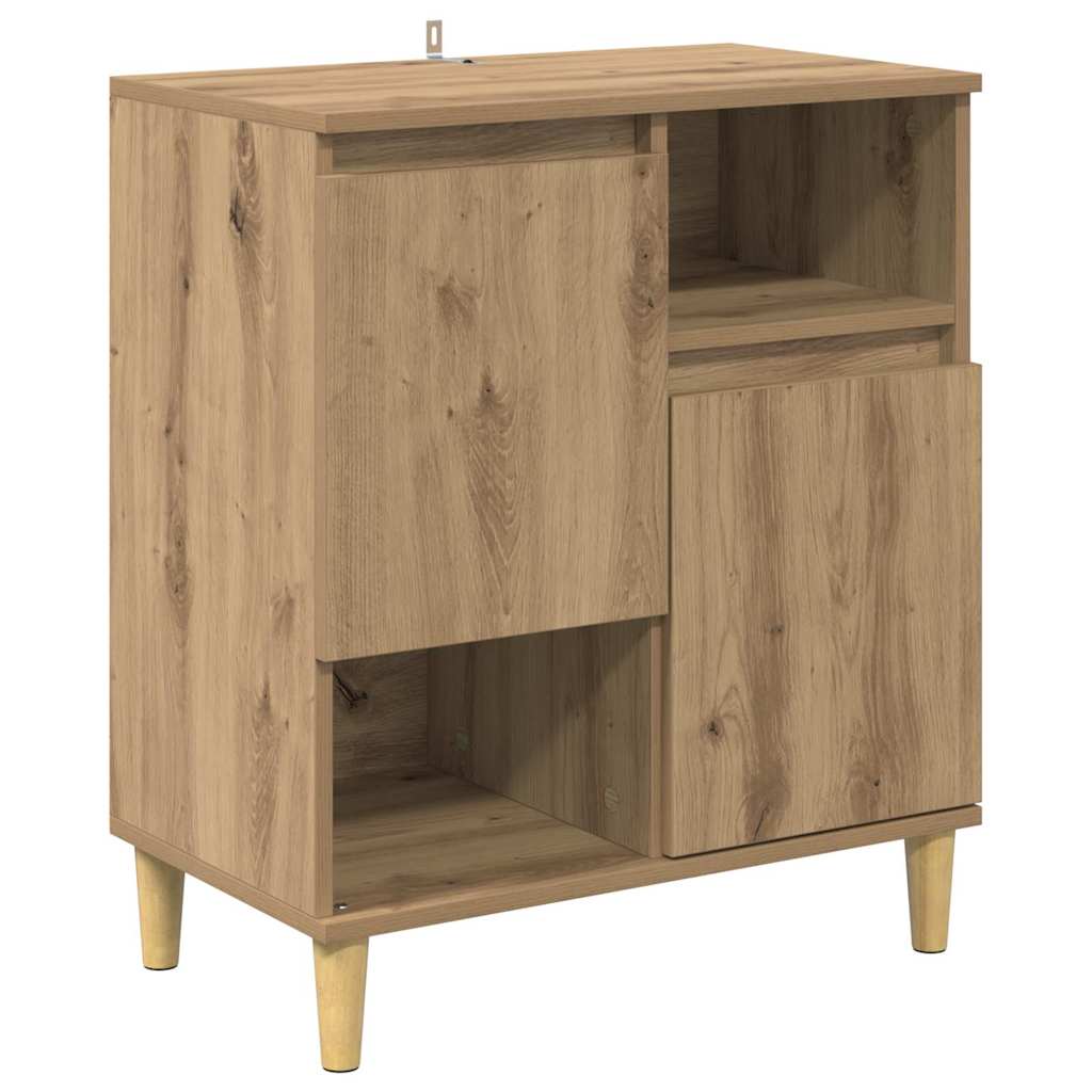 Sideboards 2 pcs Artisan Oak 60 x 35 x 70 cm Engineered Wood