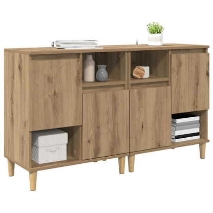 Sideboards 2 pcs Artisan Oak 60 x 35 x 70 cm Engineered Wood
