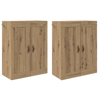 Wall-mounted Cabinet 2 pcs Artisan Oak 69.5 x 34 x 90 cm