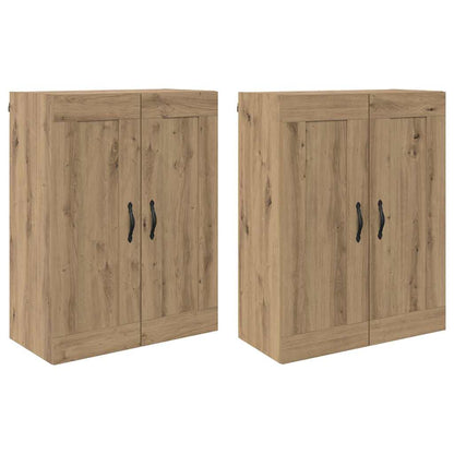 Wall-mounted Cabinet 2 pcs Artisan Oak 69.5 x 34 x 90 cm