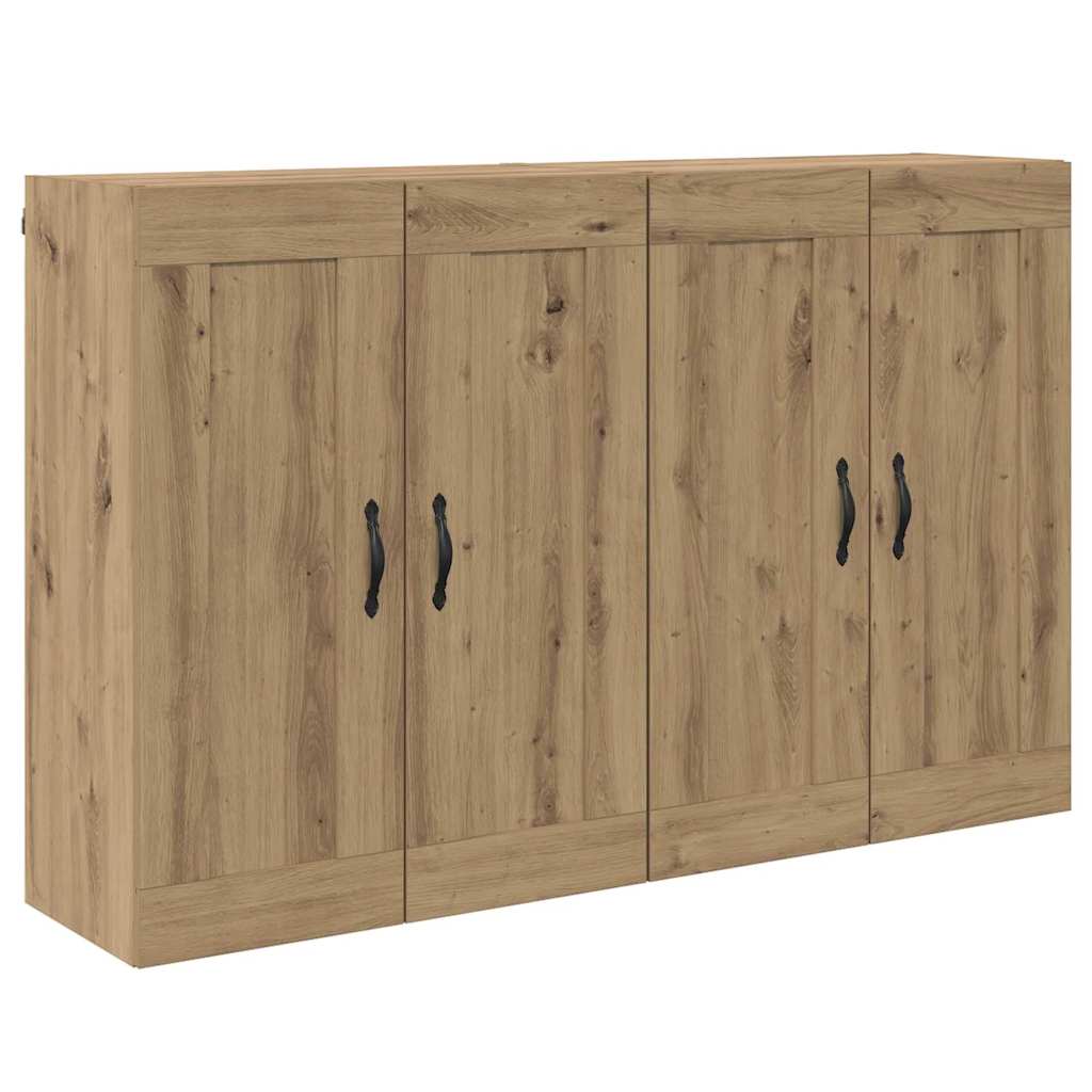 Wall-mounted Cabinet 2 pcs Artisan Oak 69.5 x 34 x 90 cm